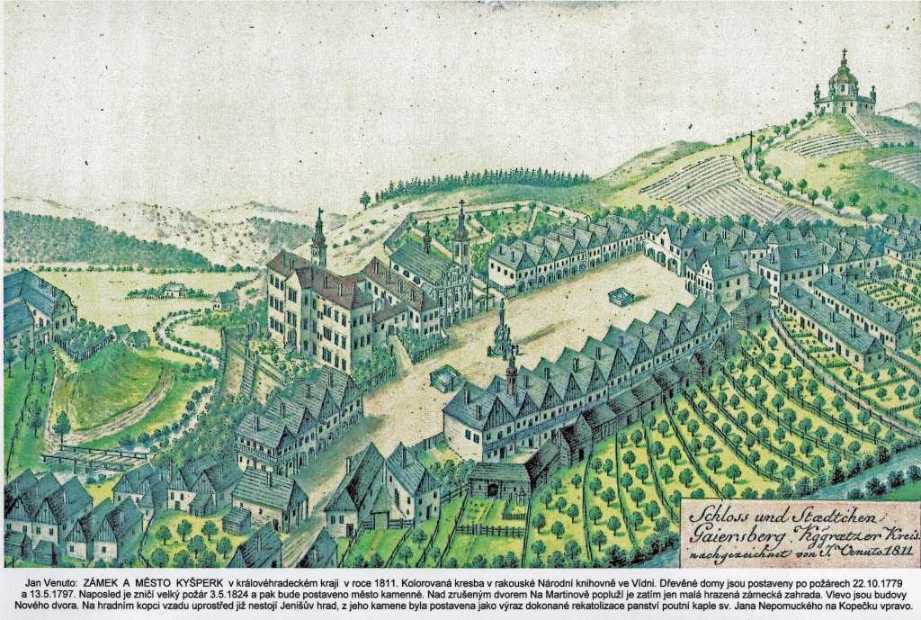 07_005.jpg - Zámek a město Kyšperk 1811. Maloval Jan Venuto