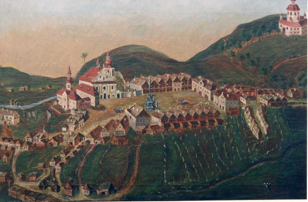 07_006.jpg - Kyšperk kolem roku 1800. Obraz od neznámého autora
