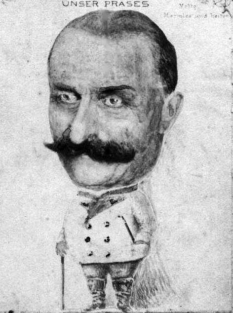 29_011.jpg - Jindřich Procházka (1825 - 1883), nadlesní a ředitel panství. Kresba Daniela Gebella