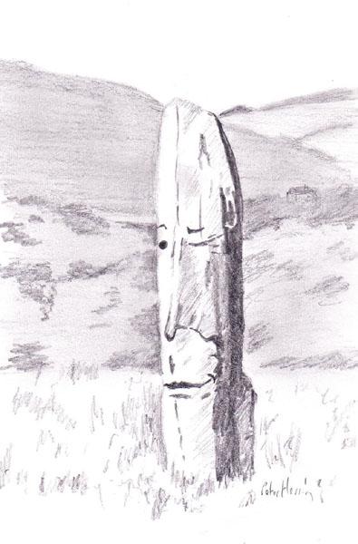 kintraw_002.jpg - Kintraw, první menhir v kresbě, že by bylo veselo?